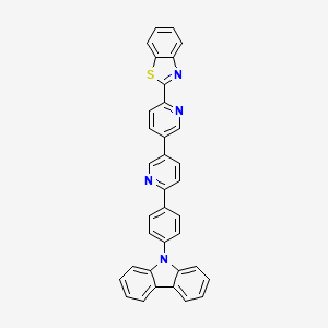2-(6'-(4-(9H-carbazol-9-yl)phenyl)-3,3'-bipyridin-6-yl)benzo[d]thiazole