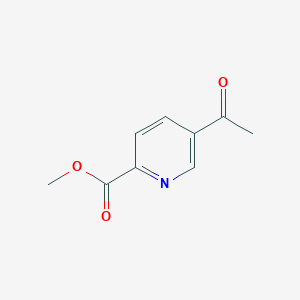 molecular formula C9H9NO3 B8638565 Methyl 5-acetylpicolinate 