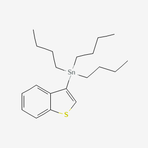 (1-Benzothiophen-3-yl)(tributyl)stannane
