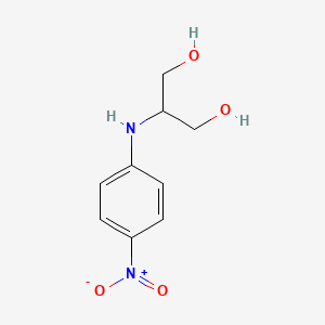 molecular formula C9H12N2O4 B8638656 2-[(4-Nitrophenyl)amino]propane-1,3-diol 