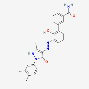 molecular formula C25H23N5O3 B8638800 Eltrombopag Amide 