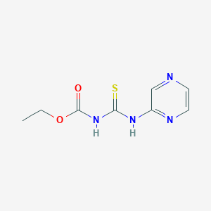 Ethyl [(pyrazin-2-yl)carbamothioyl]carbamate