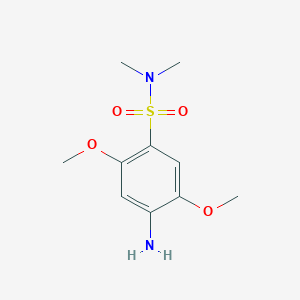 4-Amino-2,5-dimethoxy-N,N-dimethylbenzene-1-sulfonamide