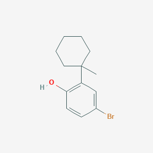 B8638980 4-Bromo-2-(1-methylcyclohexyl)phenol CAS No. 111008-55-0