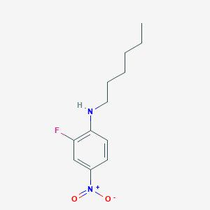 2-Fluoro-n-hexyl-4-nitroaniline