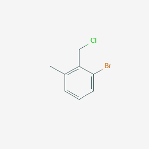 molecular formula C8H8BrCl B8639010 1-Bromo-2-(chloromethyl)-3-methylbenzene 