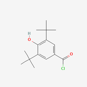 molecular formula C15H21ClO2 B8639061 3,5-Di-tert-butyl-4-hydroxybenzoyl chloride CAS No. 40056-43-7