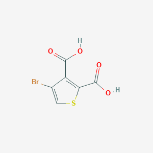 molecular formula C6H3BrO4S B8639077 4-Bromothiophene-2,3-dicarboxylic acid 