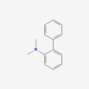 molecular formula C14H15N B8639106 Dimethylaminobiphenyl CAS No. 40626-94-6
