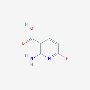 molecular formula C6H5FN2O2 B8639150 2-Amino-6-fluoronicotinic acid 