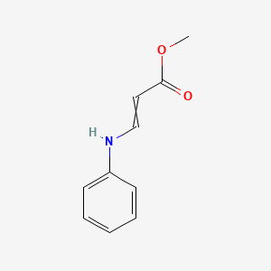 molecular formula C10H11NO2 B8639210 3-Phenylamino acrylic acid methylester 