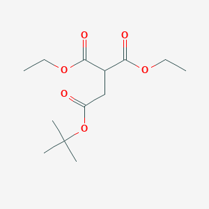 molecular formula C13H22O6 B8639231 Diethyl [(1,1-dimethylethoxycarbonyl)methyl]-malonate CAS No. 61063-74-9