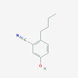 molecular formula C11H13NO B8639264 3-Cyano-4-n-butylphenol 