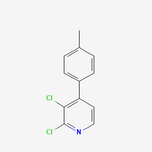 molecular formula C12H9Cl2N B8639279 2,3-Dichloro-4-(4-methylphenyl)pyridine CAS No. 917969-24-5