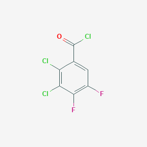 molecular formula C7HCl3F2O B8639290 Benzoyl chloride, 2,3-dichloro-4,5-difluoro- CAS No. 112062-54-1