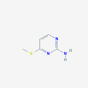 molecular formula C5H7N3S B086393 4-(Methylsulfanyl)pyrimidin-2-amine CAS No. 1073-54-7