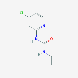 molecular formula C8H10ClN3O B8639325 1-(4-Chloropyridin-2-yl)-3-ethylurea 