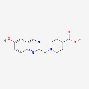 Methyl 1-((6-hydroxyquinazolin-2-yl)methyl)piperidine-4-carboxylate