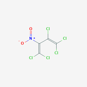 molecular formula C4Cl5NO2 B8639410 2-Nitropentachloro-1,3-butadiene CAS No. 61351-34-6