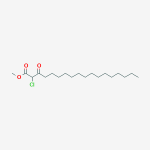 molecular formula C19H35ClO3 B8639418 Methyl 2-chloro-3-oxooctadecanoate CAS No. 104361-84-4