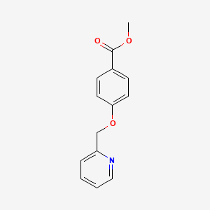 molecular formula C14H13NO3 B8639445 Methyl 4-pyridinylmethoxybenzoate CAS No. 50596-37-7