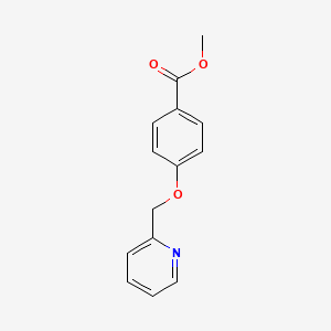 molecular formula C14H13NO3 B8639445 Methyl 4-(pyridin-2-ylmethoxy)benzoate CAS No. 50596-37-7