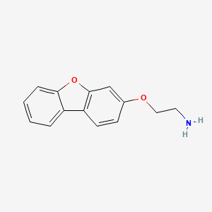 molecular formula C14H13NO2 B8639451 2-(Dibenzo[b,d]furan-3-yloxy)ethanamine CAS No. 193761-41-0