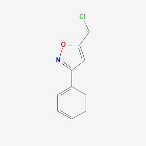 molecular formula C10H8ClNO B086395 5-(氯甲基)-3-苯基异噁唑 CAS No. 1011-37-6