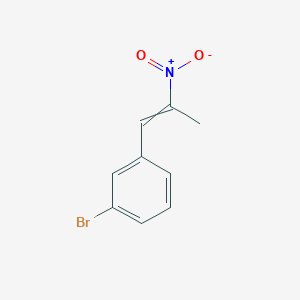 molecular formula C9H8BrNO2 B8639515 1-Bromo-3-(2-nitro-propenyl)-benzene 