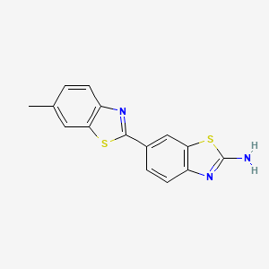 2-Amino-6-(6-methyl-benzothiazol-2-yl)-benzothiazole