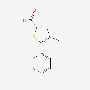 B8639562 4-Methyl-5-phenylthiophene-2-carbaldehyde CAS No. 57021-48-4