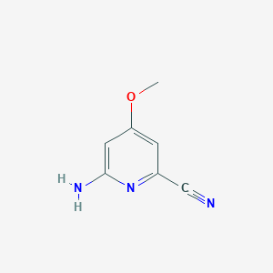 6-Amino-4-methoxypicolinonitrile