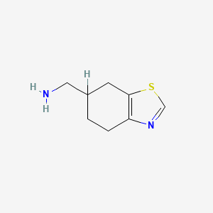 molecular formula C8H12N2S B8639639 6-Aminomethyl-4,5,6,7-tetrahydro-benzo[d]thiazole 