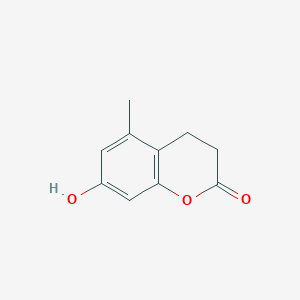 molecular formula C10H10O3 B8639699 7-Hydroxy-5-methylchromanone 