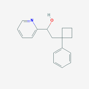 2-(1-Phenylcyclobutyl)-1-(pyridin-2-yl)ethanol