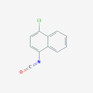 molecular formula C11H6ClNO B8639822 1-Chloro-4-isocyanatonaphthalene 
