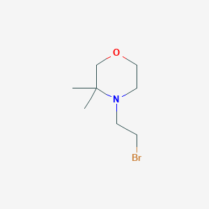 4-(2-bromoethyl)-3,3-dimethylmorpholine