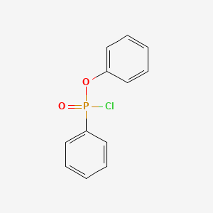 molecular formula C12H10ClO2P B8639840 Phenyl-P-phenylphosphonochloridate CAS No. 61274-57-5