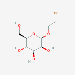 (2S,3S,4S,5S,6R)-2-(2-Bromoethoxy)-6-(hydroxymethyl)tetrahydro-2H-pyran-3,4,5-triol