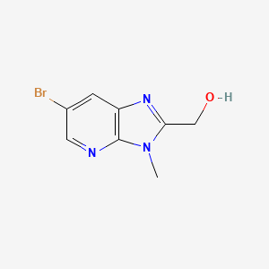 6-Bromo-2-hydroxymethyl-3-methylimidazo[5,4-b]pyridine