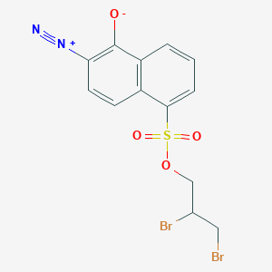 1-Naphthalenesulfonic acid, 6-diazo-5,6-dihydro-5-oxo-, 2,3-dibromopropyl ester