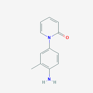 molecular formula C12H12N2O B8640013 1-(4-Amino-3-methylphenyl)pyridin-2(1H)-one CAS No. 865452-29-5
