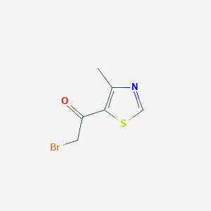 molecular formula C6H6BrNOS B8640063 5-Bromoacetyl-4-methylthiazole 