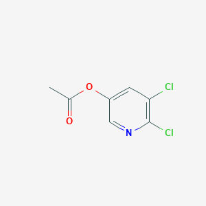 molecular formula C7H5Cl2NO2 B8640104 5,6-Dichloropyridin-3-yl acetate 
