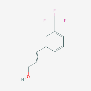 molecular formula C10H9F3O B8640125 3-(3-Trifluoromethylphenyl)-2-propene-1-ol CAS No. 826994-12-1