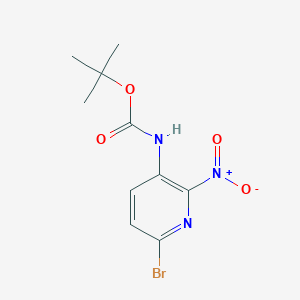 (6-Bromo-2-nitro-pyridin-3-yl)-carbamic acid tert-butyl ester