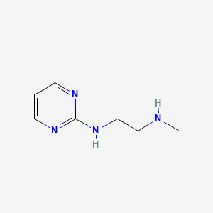 molecular formula C7H12N4 B8640207 N1-Methyl-N2-pyrimidin-2-yl-ethane-1,2-diamine 