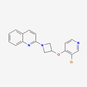 2-(3-((3-Bromopyridin-4-YL)oxy)azetidin-1-YL)quinoline