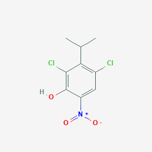 2,4-Dichloro-6-nitro-3-(propan-2-yl)phenol