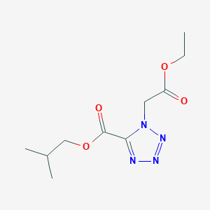 2-Methylpropyl 1-(2-ethoxy-2-oxoethyl)-1H-tetrazole-5-carboxylate